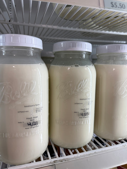 Raw A2/A2 Goat Milk (Half Gallon) with Jar Deposit